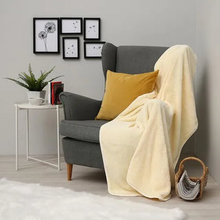 All Home Cream Blanket 120x170 cm winter autumn new season tv blanket warm soft bed quilt bed sofa