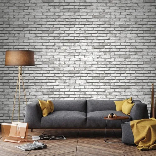 Bien Stone Brick Pattern Wallpaper 9020 (5 SQM) Home Office wallpaper elegant natural look