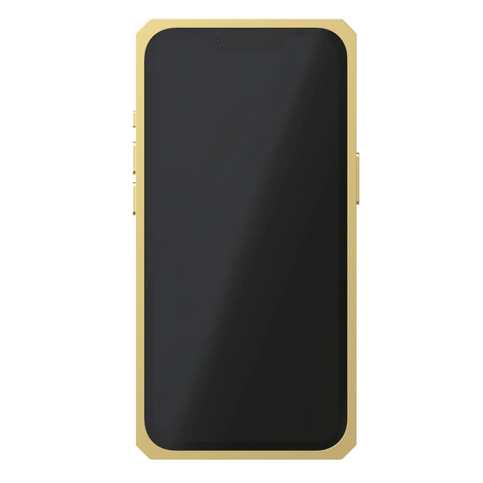 Callancity Trendy 24Kt Gold Plated Metal Protective Case Phone Cover for Iphone 13Mini/13/13Pro/13Pro Max