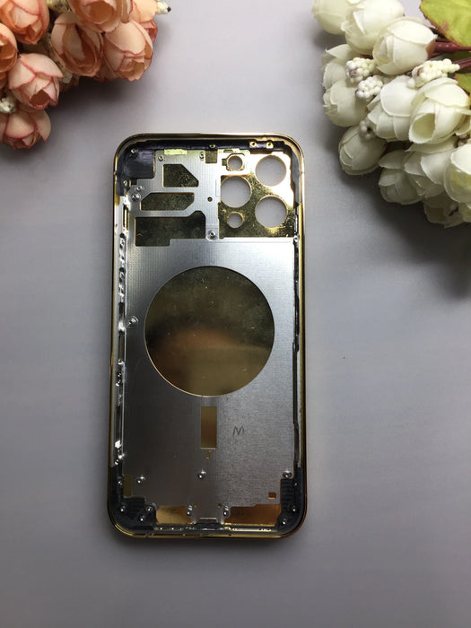 Callancity Luxury Limited Edition 24kt Gold Plated Cell Phone Replacement Housing Compatible For Iphone 12/ 12 Pro Max