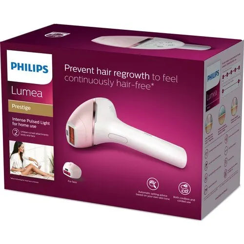 Philips BRI950/00 Lumea Prestige IPL Hair Removal Device + Body and Face Cap