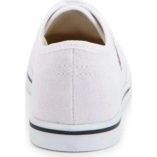 U.S. Polo Assn. Women 'S Shoes 50222044-VR013 women White daily use fashionable casual shoes solid fabric laced